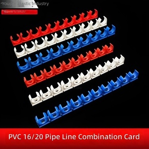 Collier de serrage carré pour conduit électrique en PVC, type 86, pour câblage 16/20/25/32 mm, ignifuge et résistant aux chocs - Product Image 4