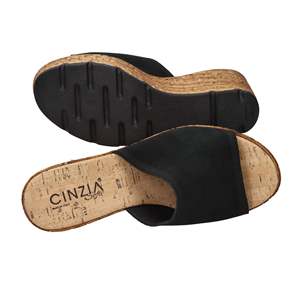 Ciabatte con Zeppa Morbide da Donna Cinzia Nere IAF373320 - Product Image 6