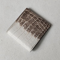 Dompet Lipat Kulit Buaya Himalaya Asli Berkualitas Tinggi Mewah Dompet Kulit Eksotis