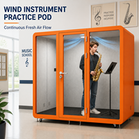Cabine insonorisée de grande taille pour la musique, studio d'enregistrement acoustique, salle silencieuse modulaire privée pour musiciens Sinjoyin