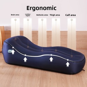 Sofá Inflable Automático de un Botón, Ultraligero (1.2 kg), Impermeable, de Nailon, Portátil, para <span class=keywords><strong>Playa</strong></span>, Viajes y Camping - Product Image 2