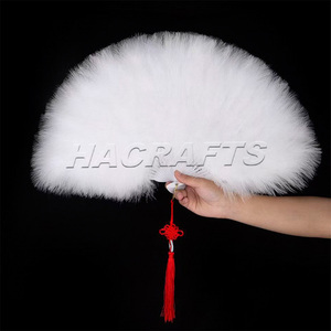 <span class=keywords><strong>Abanico</strong></span> de plumas de 50 cm de largo, precio económico, para fiestas, con mango de plástico, <span class=keywords><strong>abanico</strong></span> de plumas para novias, para promoción - Product Image 3