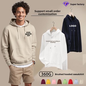 Unisex Custom Pullover <strong>Hoodie</strong> with Embroidered Logo Digital Printed Sweatshirt for <strong>Men</strong> Manufacturer's Custom Hoodies Tracksuit - Product Image 2