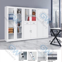 Armoire de classement métallique de bureau, en acier, à tiroirs, pour documents financiers, 4 portes, 5 niveaux, modèle XD-WJG Chine