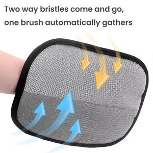 Gant électrostatique réutilisable pour enlever les poils d'animaux sur canapé, lit, siège de voiture – Gant de toilettage double face pour chats et chiens - Product Image 3