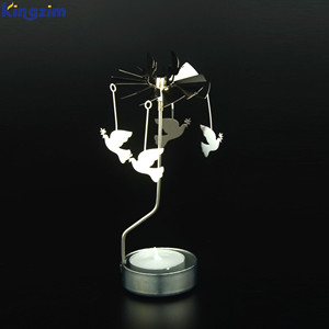 Benutzer definierte Karussell Kerze rotierende Windmühle Spinning Tee licht Kerzenhalter <span class=keywords><strong>Rotary</strong></span> Kerzenhalter für Weihnachts fest Geschenke - Product Image 2