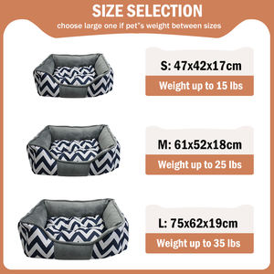 Luxe Huisdierwoningen Voor Huisdieren Deluxe Super Pluche Huisdierbedden - Product Image 2