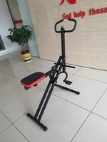 Star Fitness, 4 bandas de resistencia ajustables, máquina de remo y paseo, ejercicio en casa, sentadillas y entrenamiento básico, estación multifunción