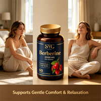 SYC BIO Berberine 2000mg 60 Capsules Végétaliennes Pureté Premium Haute Qualité Complément Alimentaire Marque Blanche Vente en Gros