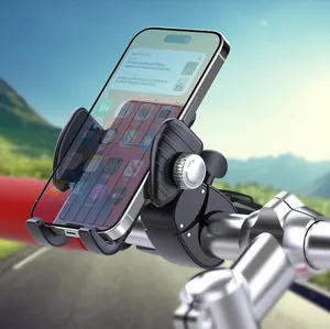 防抖功能踏板车自行车快速安装摩托车手机安装可调自行车手机支架骑行全球定位系统导航