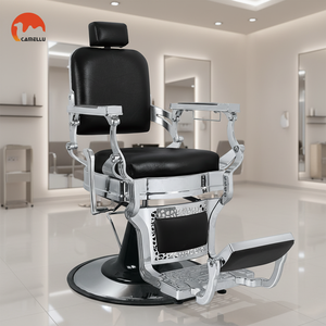 Fauteuil de Barbier Hydraulique Professionnel Robuste 2026 - Style Vintage Antique Inclinable pour <span class=keywords><strong>Coiffeurs</strong></span> - Product Image 5