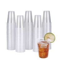 VENTE FLASH - Gobelets jetables en plastique PET pour boissons froides, personnalisables avec logo, en stock d'usine, 14/16/24 oz, emballage pour boissons, gobelets à emporter