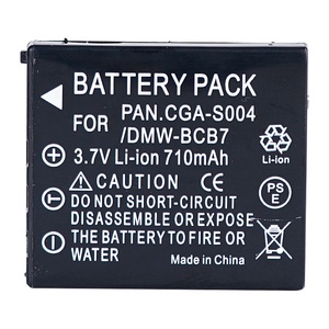 <span class=keywords><strong>Batterie</strong></span> de caméra rechargeable pour CGA-S004 CGA-S004E pour PANA-SONIC <span class=keywords><strong>LUMIX</strong></span> DMC-FX7 DMC-FX2 DMW-BCB7 CGA-S004A/1B 3.7V 710mAh - Product Image 2