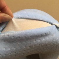 Oreiller de repos pour les yeux et le cou en mousse à mémoire de forme, certifié OEKO-TEX, personnalisable, en forme de U, portable, pour la sieste, amovible et lavable, vente en gros
