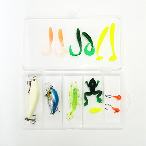 Kit de Señuelos Artificiales, Señuelos Blandos y Duros, Minnows, Vibs, Spinners, Accesorios de Pesca de Lubina, Juego Completo - Product Image 4