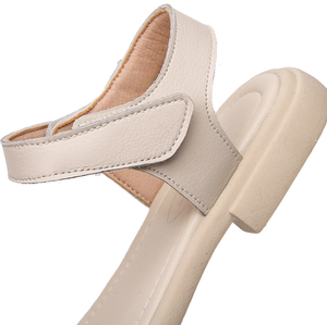 Sandales plates en cuir personnalisées pour enfants, pour l'été, en plein air ou en intérieur, chaussures décontractées de haute qualité, sandales à fleurs pour enfants - Product Image 5