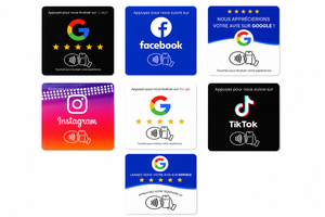 Tarjeta NFC de Acrílico Personalizada, Resistente al Agua, 13.56 MHz, Etiqueta NFC para Reseñas de Hotel - Product Image 2