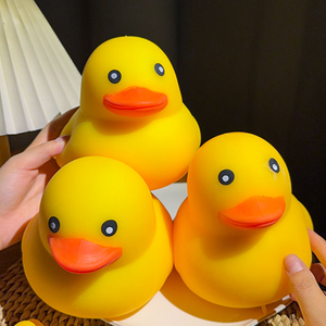 Pato gigante blando CS, juguetes blandos gigantes, lindo pato amarillo y rosa, juguete blando realista, juguetes para niños y adultos - Product Image 5