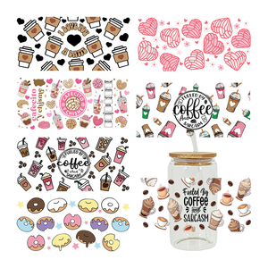 <span class=keywords><strong>แก้ว</strong></span>ทัมเบลอร์ขนาด16ออนซ์20ออนซ์ยูวีสำหรับห่อถ้วย DTF ราคาถูกพิมพ์ลายการ์ตูนสติกเกอร์โลโก้กันน้ำสำหรับพิมพ์ลายแบบลอกลาย - Product Image 2