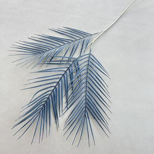 Feuille de palmier Areca artificielle 10cm-30cm, faite à la main, accessoire de décoration de mariage - Product Image 4