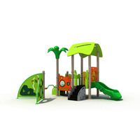Offre Spéciale : Aire de Jeux Extérieure Thème Jungle avec Conception en Panneaux PE, Manèges de Parc d'Attractions Commerciaux, Équipement de Jeu OEM
