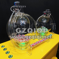 Machine de loterie multi-cylindres 2D avec 2 chambres pour jeux de loto de couleur jaune pour pick 2