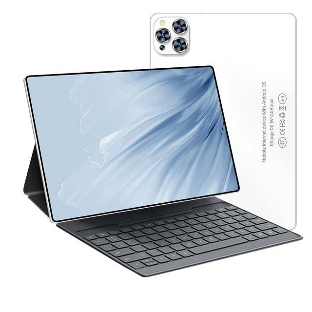 Customized 10.1 Inch MTK Android Tablet Quad-Core Processor 2GB RAM Android 8 2-in-1 Design Dual SIM Wi-Fi GSM Network Support