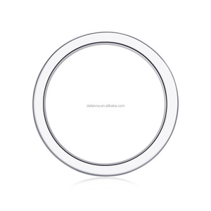 Modisches Ehering aus Sterling silber für Herren mit Moissan ite Eternity Ring für vergoldeten Jubiläums schmuck - Product Image 2