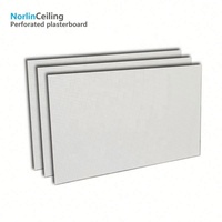 Plaque de plâtre perforée avec trous circulaires irréguliers, panneaux acoustiques pour plafond ou mur, plaque de plâtre pour bureau 1200x2400mm
