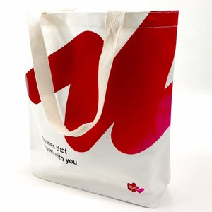 Bolsa de Mano de Algodón Ecológica Lisa Promocional al por Mayor, Bolsa de Compras de Lona de Algodón de Tamaño Estándar, Impresa Personalizada - Product Image 6