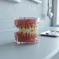 Modèle dentaire complet amovible pour l'enseignement de l'anatomie buccale, en PVC, marque HUICHUN