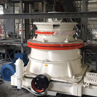 Concasseur à cône hydraulique monocylindre pour pierre, granit, basalte, minerai de fer, schiste, charbon, marbre avec moteur de 160 kW