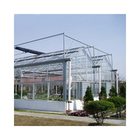 Serre polycarbonate extérieur Design Serre Offre Spéciale Verre Acier galvanisé Grand fournisseur doré Serre en verre