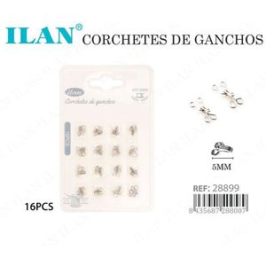 Ilan Ganci Metallici 5mm 16 Pezzi per Abbigliamento - Product Image 3