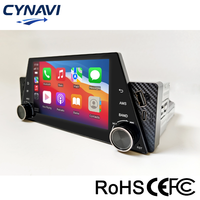 Reproductor MP5 para Auto de 1 Din y 5 Pulgadas con DSP, Bluetooth, USB, Car Play Inalámbrico, Mirror Link y Sistema Linux