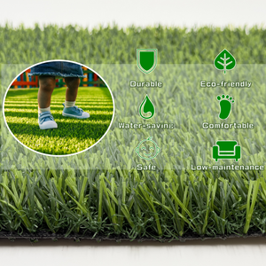 Césped Artificial Sintético de 25 mm, Resistente al Fuego, Ecológico, Reciclable, para Paisajismo, Interior/Exterior, Pared - Product Image 6