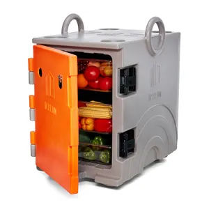 뜨겁고 차가운 절연 상자 식품 팬 캐리어 식품 용 콜드 체인 배달 상자