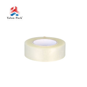 Yalanpack Logotipo personalizado BOPP Cinta de embalaje transparente Fuerza industrial Adhesivo acrílico de un solo lado para sellado de cartón - Product Image 2
