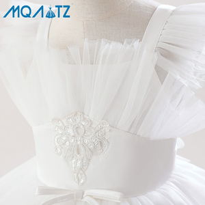 Nuovo Arrivo 2-12 Anni Ragazze Vestiti Del Bambino Del Bambino Bianco di Modo Maxi <span class=keywords><strong>Vestito</strong></span> Lungo <span class=keywords><strong>per</strong></span> il Partito - Product Image 4