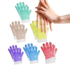 Gants en cire de paraffine pour les mains et les pieds avec logo personnalisé, masque de beauté, hydratation de la peau, chaussettes hydratantes en cire de paraffine pour spa