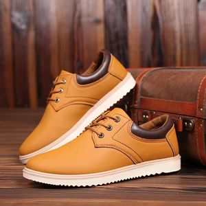 Zapatos de Trabajo para Hombre, de Corte Bajo, Impermeables y Antideslizantes, de Cuero, Ligeros, para Correr, Casuales, Modernos, para Caminar - Product Image 4