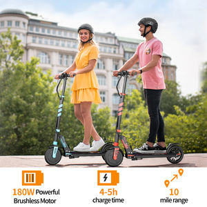 Patinete eléctrico plegable ligero Anluosen de 8 pulgadas, Popular, 15 km/H, velocidad máxima, monopatín <span class=keywords><strong>seguro</strong></span> para niños, patinetes eléctricos con freno de disco - Product Image 4