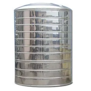 Affordable Premium Durable Large Capacity Round Stainless Steel Drinking Water Tank 1000 Litres