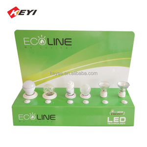 Tùy chỉnh màu sắc in ấn LED chiếu sáng bóng đèn Acrylic Hộp hiển thị E27 E14 Acrylic Bóng đèn Tester - Product Image 1