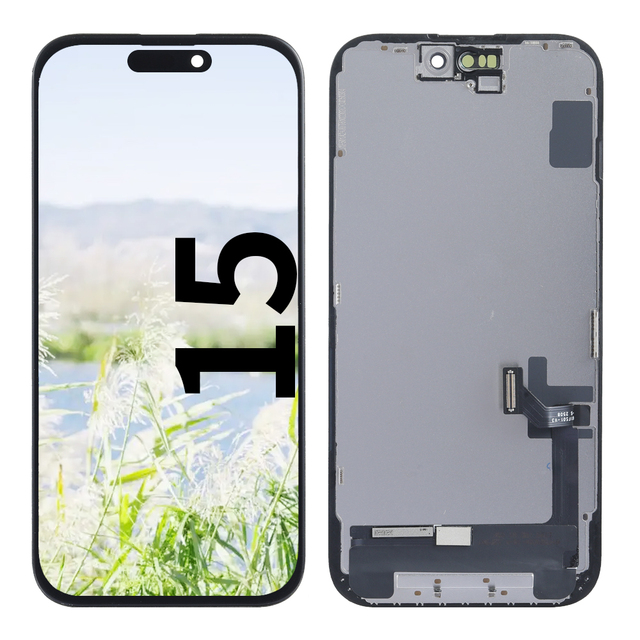 Wholesaler ZY for iPhone 15 Mobile Phone LCD Touch Screen Display Replacement Spare Parts with 1-Year Warranty