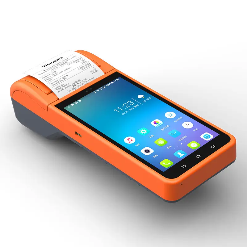Bozz Nhà cung cấp Android cầm Tay POS Máy Rugged 4 gam di động điện thoại di động Android Mini POS hệ thống