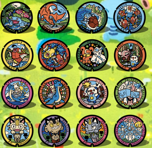 Série de cartes Pokémon, couvercles de cartouche d'eau en forme de dessin animé, autocollants pour réfrigérateur, boîte mystère décorative mignonne, jouets pour enfants - Product Image 4