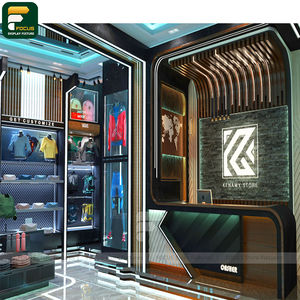 Exhibidor de Ropa Urbana, Mostrador de Ropa, Mueble de Exhibición de Vidrio, Mobiliario Comercial - Product Image 1