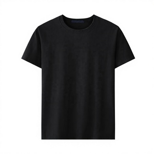 เสื้อยืดลำลองผู้ชายไซส์ใหญ่ รุ่นใหม่สำหรับฤดูร้อน ผ้าโพลีเอสเตอร์/คอตตอน พิมพ์ลายเรียบ แขนสั้น เนื้อผ้าวอร์สเตด แห้งเร็ว ระบายอากาศได้ดี - Product Image 2