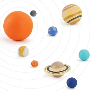 DIY Model Kids Science Kits Rotating Planets Solar System Educational Toys Planets Solar System Kits